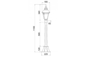 Уличный светильник Maytoni Goiri O028FL-01BZ - 2