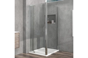 Душевой уголок Vincea Intra 80х90 хром стекло прозрачное