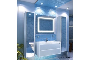 Комплект мебели Aquaton Римини 80 белый