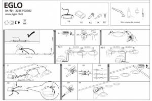 Встраиваемый светильник Eglo ПРОМО Fueva-C 32882 - 2