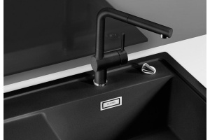 Смеситель для кухонной мойки Blanco Linus черный (516688) - 2