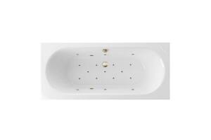 Ванна акриловая Excellent Oceana Relax 180х80 с гидромассажем белый - бронза