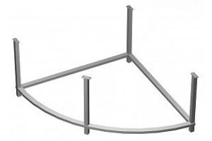 Каркас для ванны 1Marka Luxe 155 03люк155155