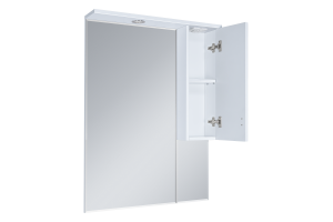 Зеркало-шкаф Misty Дива 65 правое белое с подсветкой - 2