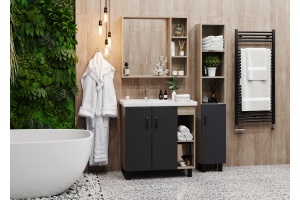 Комплект мебели Onika Тимбер 80 серый - светлое дерево - 2