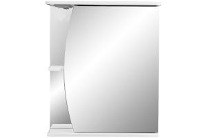 Зеркало-шкаф Stella Polar Волна Лана 60 R с подсветкой белый - 2