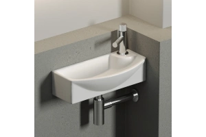 Раковина подвесная Ceramica Nova Element 45.5х22 белая левая - 3