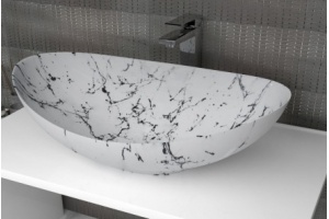 Раковина накладная Stella Polar Орион 58 белый - 2