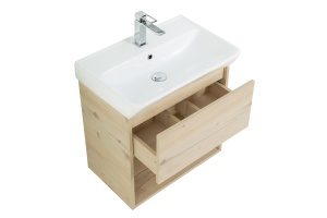 Тумба с раковиной BelBagno Neon 50 светлое дерево - 3