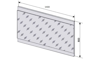 Зеркало Style Line Даллас 140, Люкс белый (СС-00002356) - 2