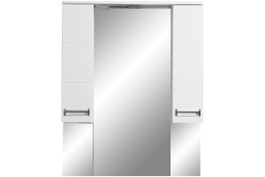 Зеркало-шкаф Stella Polar Фиора 80 с подсветкой белый