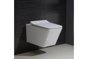 Унитаз подвесной Ceramalux белый, смыв AquaBlade (5170MW)