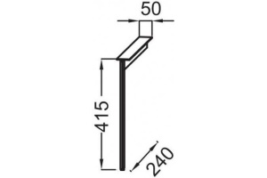 EB3053-BLV комплект ножек для мебели NOUVELLE VAGUE (для пенала) - 2
