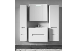 Шкаф-пенал Vod-Ok Флорена 40 R, белый - 2