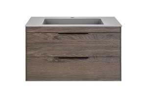 Тумба под раковину Vincea Chiara 80 темное дерево - 3