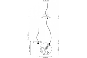 Подвесной светильник Lucia Tucci Narni 3 NARNI 1942.1 white - 3