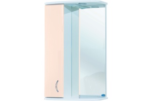 Зеркало-шкаф Bellezza Астра 50 L бежевый