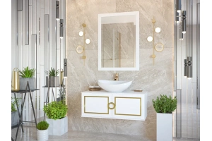 Зеркало Brevita Steffany 75 белый (STEF-02075-01-01) - 3