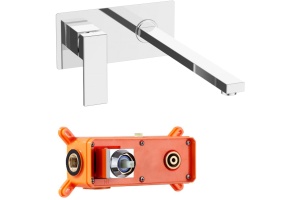 Смеситель BelBagno Romano ROM-BLM-CRM С ВНУТРЕННЕЙ ЧАСТЬЮ, для раковины - 2