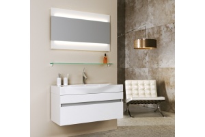 Мебель для ванной Aqwella 5 stars Бергамо 100 белый - 2