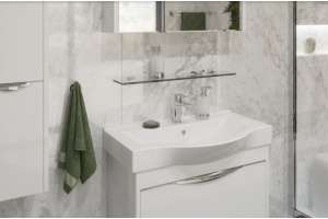 Полка STWORKI Glass Shelf 70 полкодержатели хром - 2