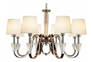 Подвесная люстра iLamp Alesti P2424-8 Nickel - 2