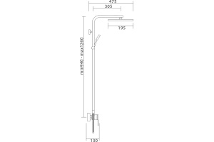 Душевая стойка Veragio Quartet VR.QRT-9930.CR хром - 3