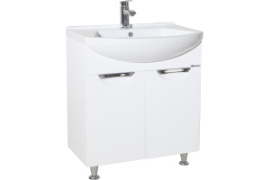 Тумба с раковиной Bellezza Альфа 65 белая