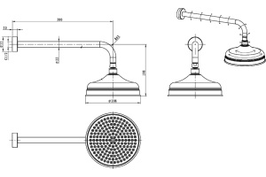 Верхний душ Boheme Brillante 412 - 2