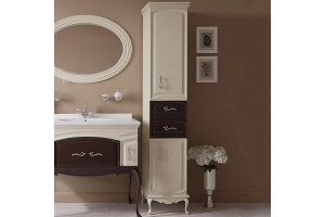 Шкаф-пенал Misty Флоренция бежево-коричневый R