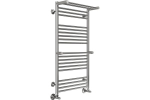 Водяной полотенцесушитель Terminus Аврора П20 500х1000 с полкой Хром - 2