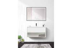 Комплект мебели BelBagno Kraft 100 белый матовый