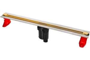 Душевой лоток Berges Super Slim 80 золото глянцевое