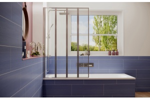 Шторка на ванну Ambassador Bath Screens 16041111L 100х140 - 3