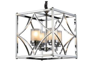 Подвесная люстра LUMINA DECO Quadrato LDP 1223-4 CHR
