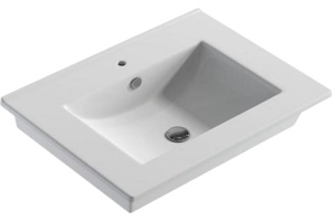 Тумба с раковиной Aqwella Brig 60 напольная, белая - 3