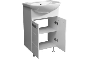 Тумба под раковину Stella Polar Фиора Уют 55 белый - 2