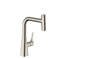 HG 14 857 800 Metris Select Смеситель для кухни 238 мм, выдвижной излив