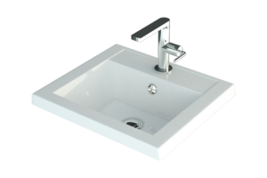 Тумба с раковиной Misty Алиса 40 белая глянцевая - 3