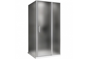 Душевой уголок Abber Sonnenstrand 110х85 хром стекло матовое