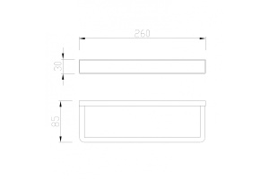 Полотенцедержатель ABBER Westen хром - 2