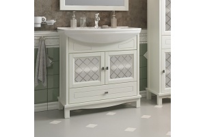 Тумба с раковиной Opadiris Омега 75 cлоновая кость