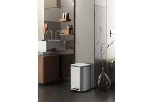 Ведро для мусора WeltWasser WW WALLY MT 12L сталь матовый (10000006133) - 3