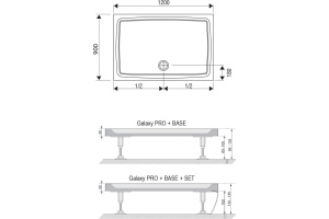 Поддон для душа Ravak Gigant Pro 120х90 Flat - 3