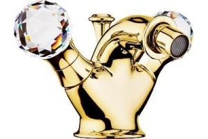 Смеситель Webert Karenina KA710102010 золото для  биде