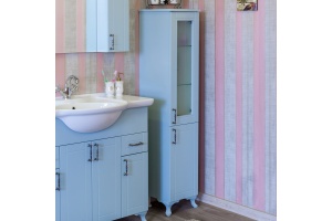 Шкаф-пенал Sanflor Глория R, серый - 2