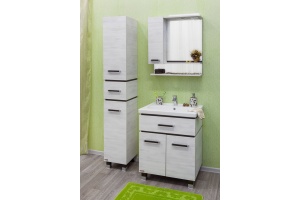 Зеркало-шкаф Sanflor Техас 70 венге, северное дерево светлое, L - 2