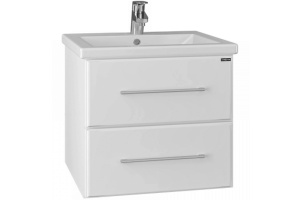 Тумба под раковину подвесная Санта Омега 60 белый