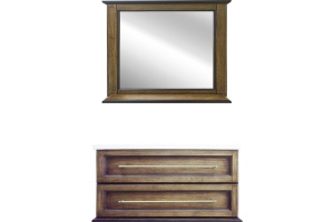 Зеркало Misty Винтаж 100 дуб - 2