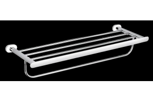 Полка для полотенец Rav Slezak Yukon хром - белый